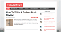 Desktop Screenshot of benjaminmcevoy.com