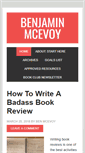 Mobile Screenshot of benjaminmcevoy.com